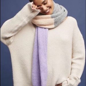 NWOT Sleeping on Snow anais colorblock scarf